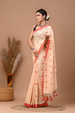 Load image into Gallery viewer, PAHELI JAIPUR Women&#39;s Khadi Cotton Saree For Women With Blouse Piece (LightPink)
