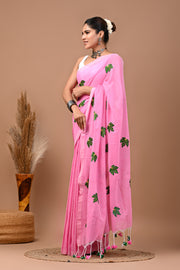 PAHELI JAIPUR Women's Khadi Cotton Saree For Women With Blouse Piece