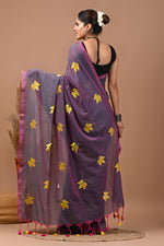 Load image into Gallery viewer, PAHELI JAIPUR Women&#39;s Khadi Cotton Saree For Women With Blouse Piece
